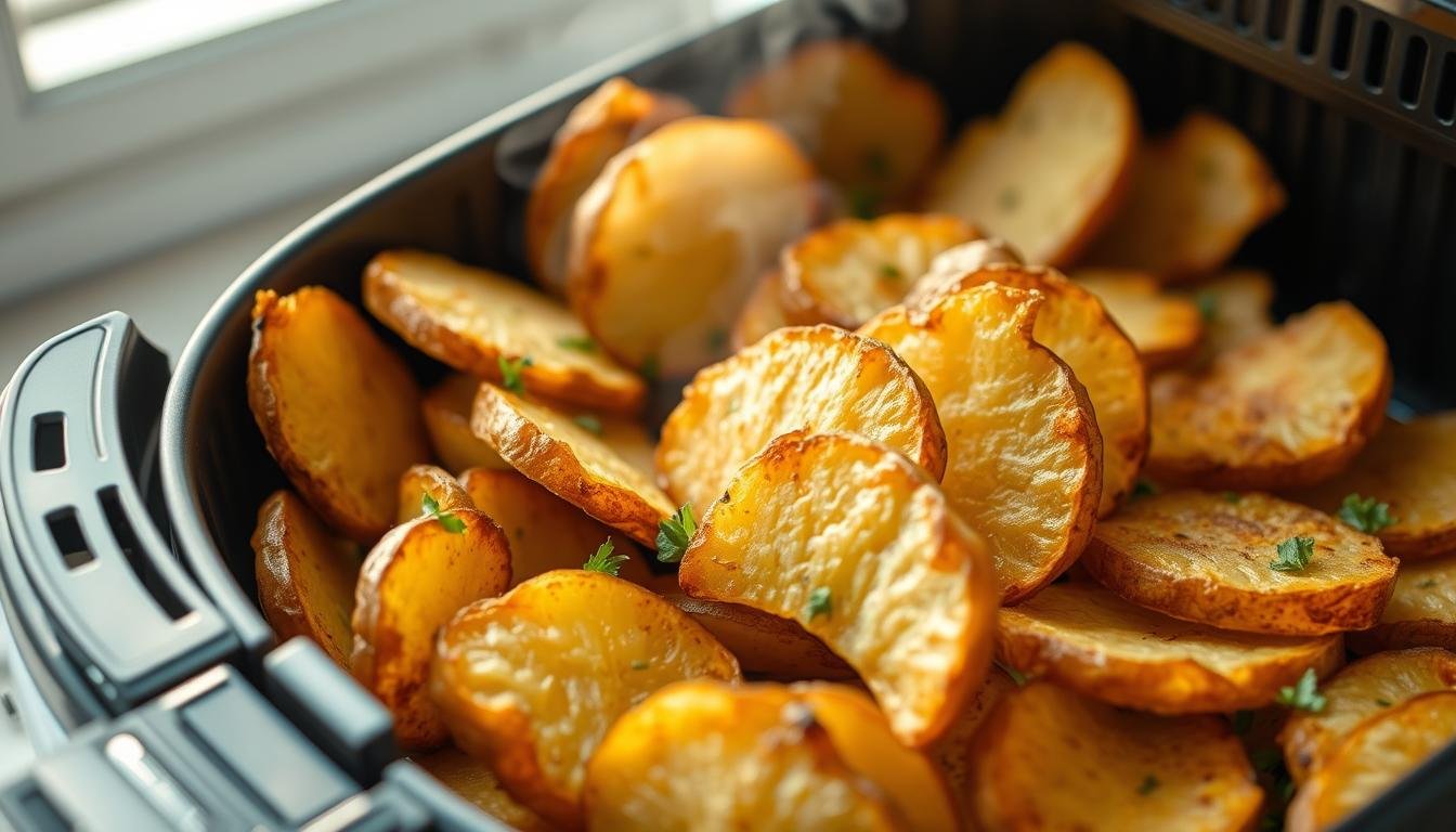 Air Fryer Sliced Potatoes