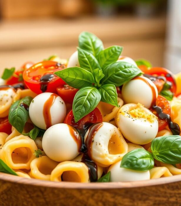 Tortellini Caprese Salad