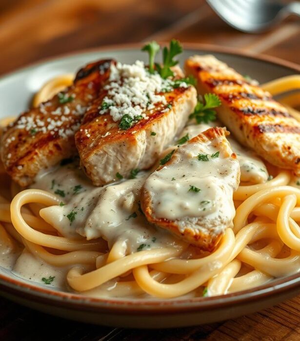chicken alfredo