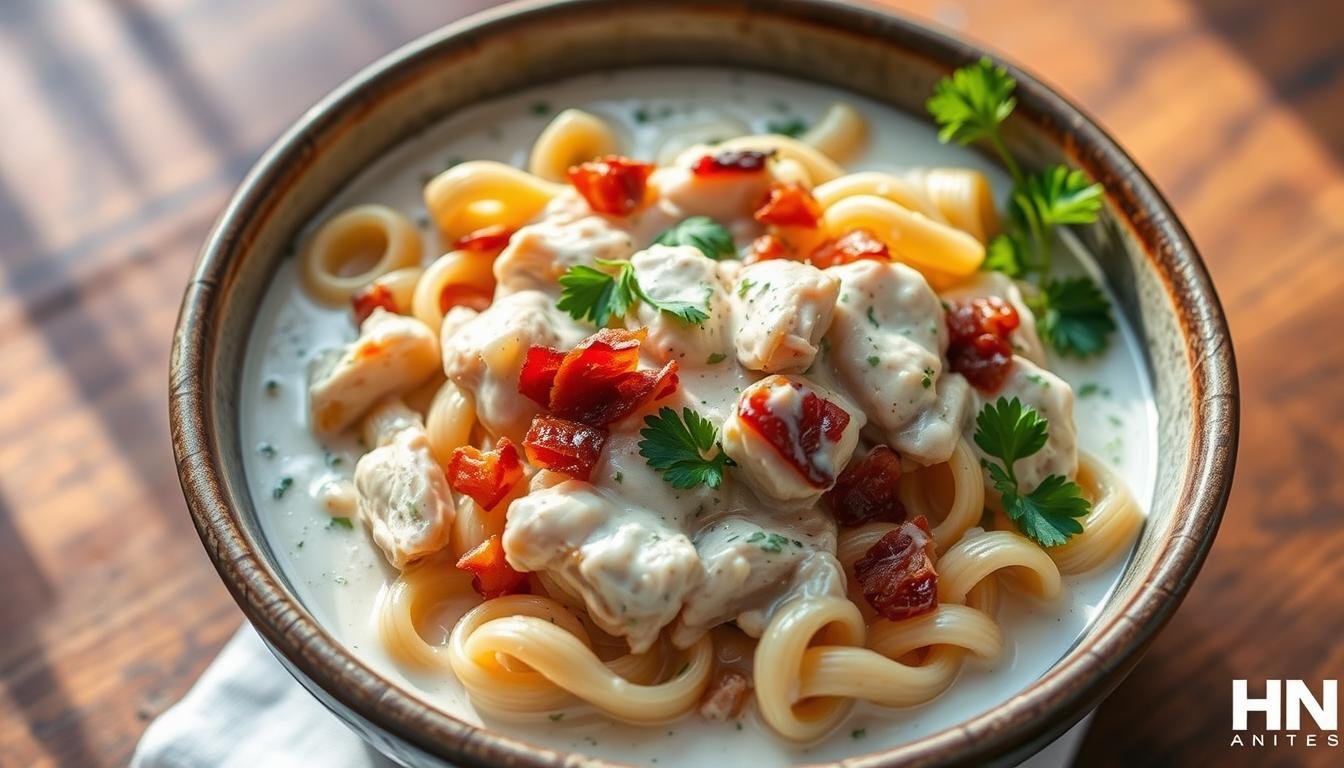 chicken bacon ranch pasta