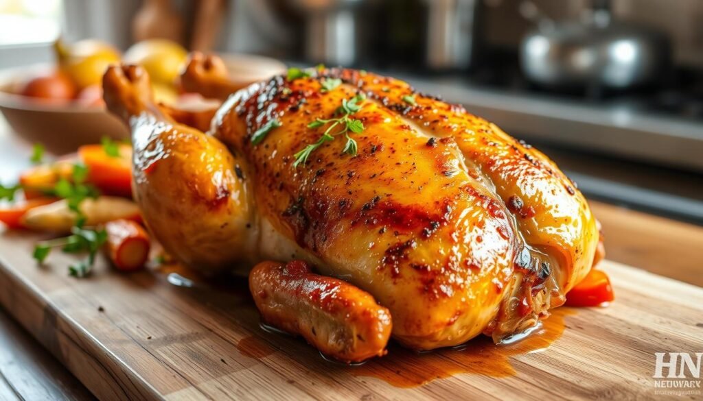 crispy oven roasted chicken