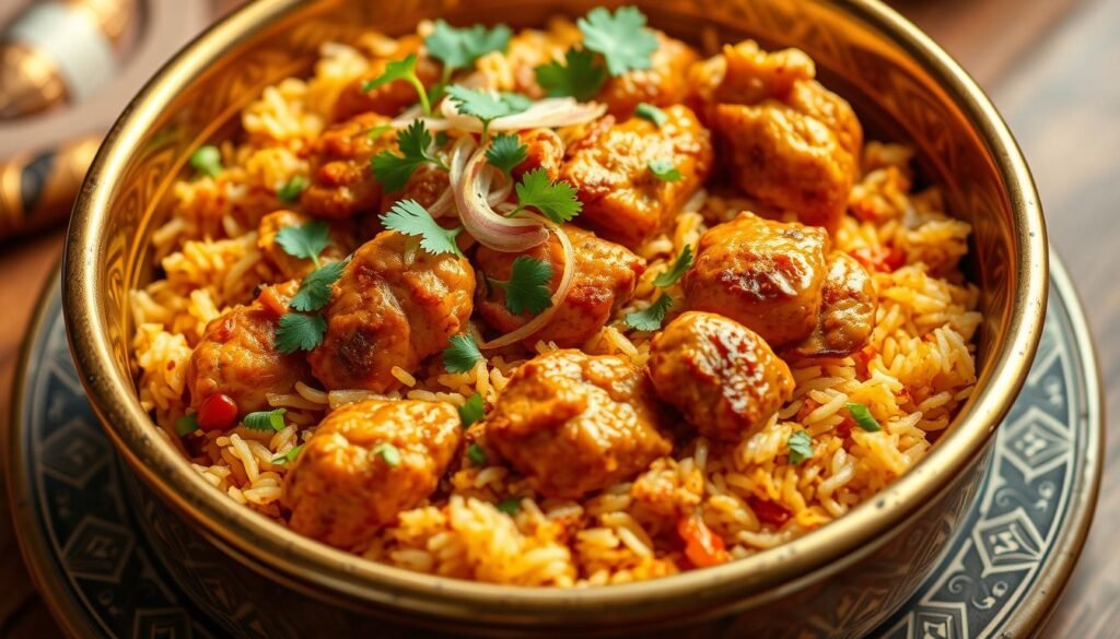 delicious chicken biryani