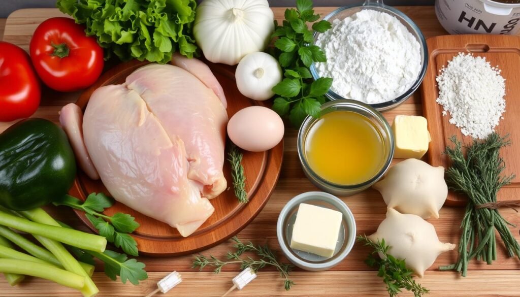 homemade chicken and dumplings ingredients