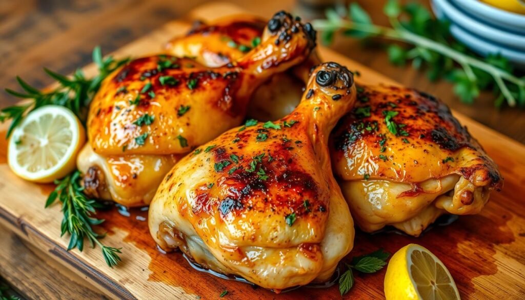 oven roasted chicken thighs