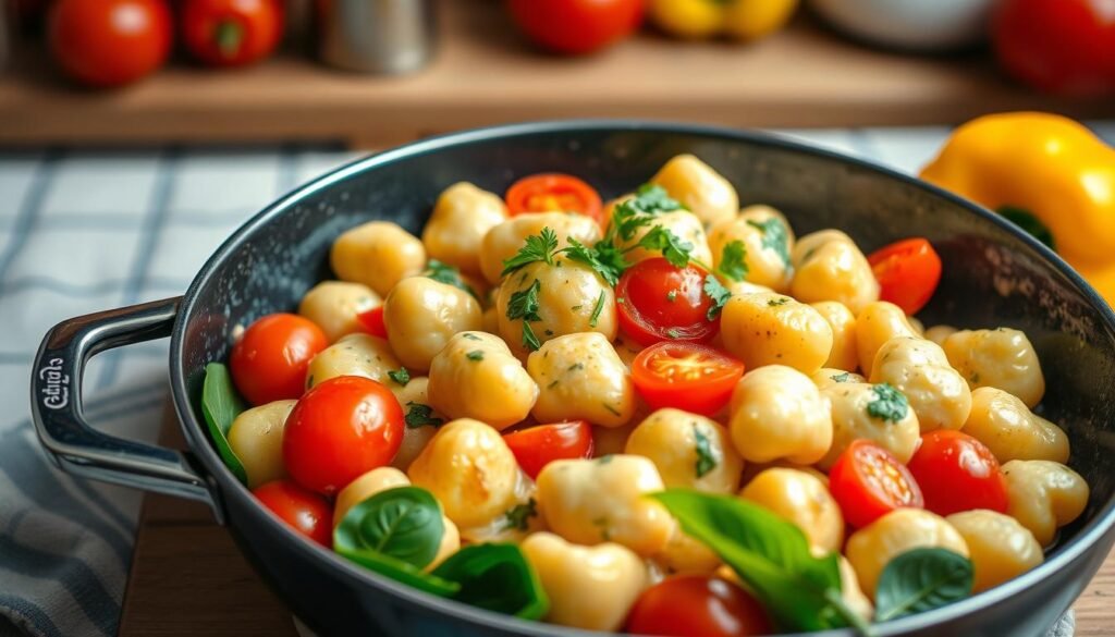 vegan gnocchi skillet