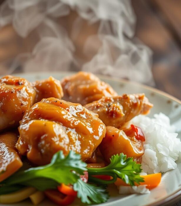 Hunan style ginger chicken
