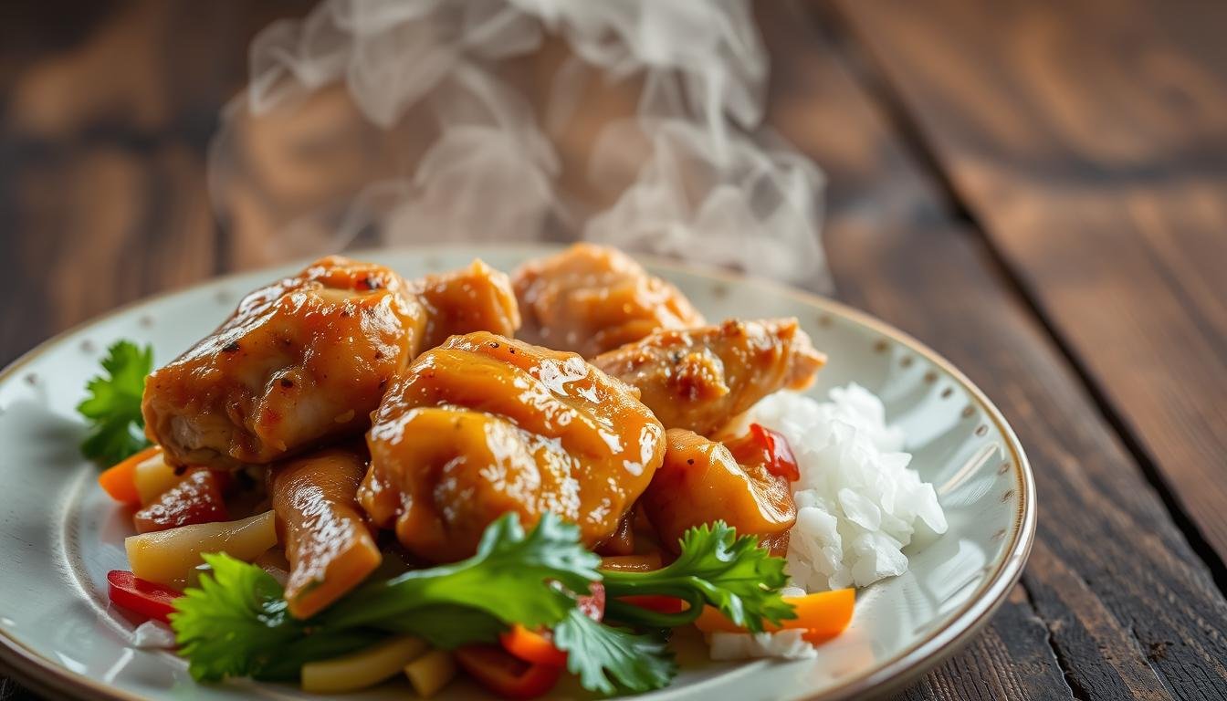 Hunan style ginger chicken