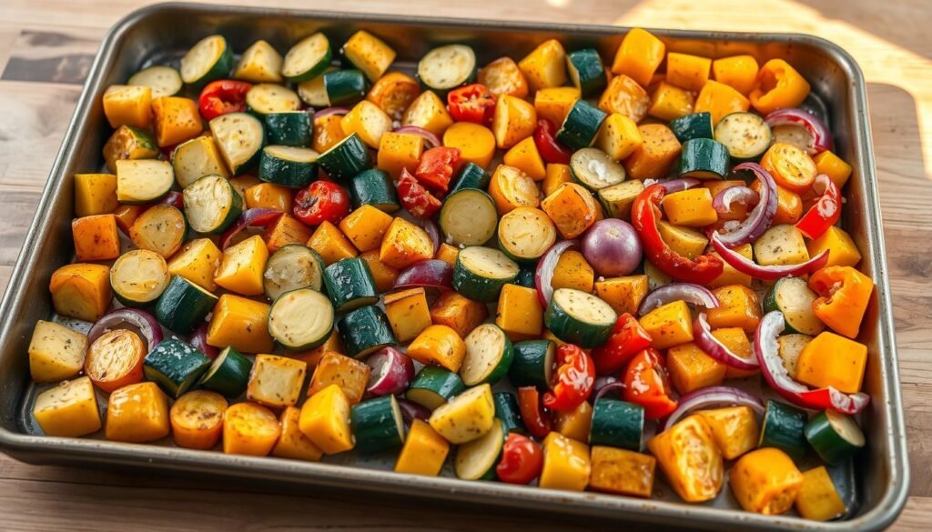 clean eating sheet-pan roasted veggies