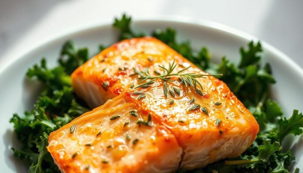 oven-roasted salmon